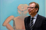 Kulturlandesrat Christian Buchmann eröffnete die Ausstellung. © UMJ / N. Lackner Kulturlandesrat Christian Buchmann eröffnete die Ausstellung.