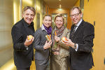 v.l.: Ing. Josef Herk (Präsident WK Steiermark), Daniela Gmeinbauer (Obfrau der Fachgruppe der Freizeit- und Sportbetriebe in der WK Steiermark), Mag. Kristina Edlinger-Ploder (Gesundheitslandesrätin), Dr. Christian Buchmann (Wirtschaftslandesrat). © Fischer