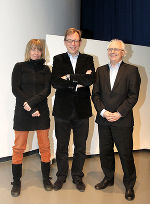 v.l.: Johanna Hierzegger, LR Dr. Christian Buchmann, DI Igo Huber. © Leiß/Kommunikation Steiermark