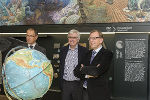 v.l.: Wolfgang Muchitsch (Direktor UMJ), Peter Pakesch (Intendant UMJ), Christian Buchmann (Kulturlandesrat). © N. Lackner