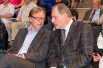 Landesrat Christian Buchmann mit ORF-Chefredakteur Gerhard Koch. © Regine Schöttel Landesrat Christian Buchmann mit ORF-Chefredakteur Gerhard Koch.