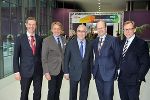  v. l.: Christian Knill, Josef Herk, Theo Waigel, Andreas Ittner, Christian Buchmann © Fischer
