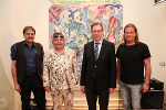 v.l.: Erwin Michenthaler, Herbert Soltys, LR Christian Buchmann, Willy Rast. © Alexander Louvet