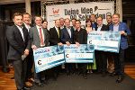 Siegerfoto: Elevator Pitch mit Jury und Junge Wirtschaft