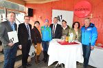 v.l.: Karl Schmidhofer (WK-Regionalstelle Murau), Christian Buchmann (Wirtschaftslandesrat), Manuela Khom (Landtagsabgeordnete), Marion Kreiner (Snowboard-Weltmeisterin 2009), Marcus Grausam (A1 Technikvorstand), Jürgen Stolz (Geschäftsführer der Tischlerei Stolz in St. Georgen), Cäcilia Spreitzer (Regierungskommissärin St. Georgen), Karl Fussi (Geschäftsführer Kreischberg). © Peter Haselmann v.l.: Karl Schmidhofer (WK-Regionalstelle Murau), Christian Buchmann (Wirtschaftslandesrat), Manuela Khom (Landtagsabgeordnete), Marion Kreiner (Snowboard-Weltmeisterin 2009), Marcus Grausam (A1 Technikvorstand), Jürgen Stolz (Geschäftsführer der Tischlerei Stolz in St. Georgen), Cäcilia Spreitzer (Regierungskommissärin St. Georgen), Karl Fussi (Geschäftsführer Kreischberg).