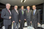 v.l.: LH-Stv. Hermann Schützenhöfer, EU-Kommissar a.D. Dr. Franz Fischler, LH Mag. Franz Voves, Bundeskanzler a.D. Dr. Franz Vranitzky, LR Dr. Christian Buchmann. © Fischer v.l.: LH-Stv. Hermann Schützenhöfer, EU-Kommissar a.D. Dr. Franz Fischler, LH Mag. Franz Voves, Bundeskanzler a.D. Dr. Franz Vranitzky, LR Dr. Christian Buchmann.