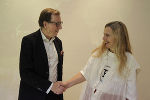Kulturlandesrat Christian Buchmann und Eva Ursprung (v.l.)