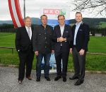 v.l.: Franz Hörl (Obmann Fachverband Seilbahnen WKO), Stefan Berger (Geschäftsführer Familienschiberg St. Jakob im Walde), Dr. Christian Buchmann (Wirtschaftslandesrat), Arthur Moser (Fachgruppenobmann Seilbahnen WK Steiermark). © WK Steiermark v.l.: Franz Hörl (Obmann Fachverband Seilbahnen WKO), Stefan Berger (Geschäftsführer Familienschiberg St. Jakob im Walde), Dr. Christian Buchmann (Wirtschaftslandesrat), Arthur Moser (Fachgruppenobmann Seilbahnen WK Steiermark).