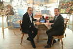 Wirtschaftslandesrat Dr. Christian Buchmann und Steiermark Tourismus-Geschäftsführer Erich Neuhold. © Steiermark Tourismus/Loder