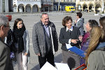 Ob mit englischen Geschichten am Hauptplatz von Bruck an der Mur…