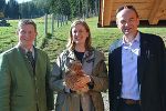 v.l.: Andreas Kühberger (Bürgermeister Mautern), Barbara Eibinger-Miedl (Tourismuslandesrätin), Georg Bliem (Geschäftsführer Wilder Berg Mautern).