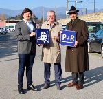 Gemeinerat Christoph Stangl, Landesrat Anton Lang und Regionalleiter Peter Kurnig (v.l.)