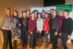 Geballte Frauenpower rund um LRin Ursula Lackner und Barbara Pachl-Eberhart (Bildmitte) bei der „Wendezeiten“-Veranstaltung im Laßnitzhaus Deutschlandsberg