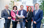 Diskutierten in Leoben: Franz Rotter, Christina Lind, LH-Stv. Michael Schickhofer, Iris Filzwieser, Jens Südekum (v.l.). © Bilder: Land Steiermark/Erwin Scheriau; Verwendung bei Quellenangabe honorarfrei Diskutierten in Leoben: Franz Rotter, Christina Lind, LH-Stv. Michael Schickhofer, Iris Filzwieser, Jens Südekum (v.l.).