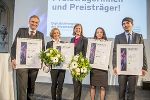 Wissenschafts- und Forschungslandesrätin Barbara Eibinger-Miedl (Mitte) mit den Preisträgerinnen und Preisträgern: Gernot Müller-Putz (l.), Elisabeth Staudegger (2.v.l.), Johanna Pirker (2.v.r.) und Josef Peter Schöggl (r.). © Fischer Wissenschafts- und Forschungslandesrätin Barbara Eibinger-Miedl (Mitte) mit den Preisträgerinnen und Preisträgern: Gernot Müller-Putz (l.), Elisabeth Staudegger (2.v.l.), Johanna Pirker (2.v.r.) und Josef Peter Schöggl (r.).