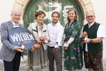 LR Johann Seitinger, Vizepräsidentin der Landwirtschaftskammer Maria Pein, Junger-Wilder-Gemüsebauer Armin Lenz, LR Barbara Eibinger-Miedl, Gemüsebauverbandsobmann Fritz Rauer.