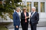 Feierten 15 Jahre Medizintechnik: Wirtschaftskammer Steiermark-Präsident Josef Herk, Wirtschaftslandesrätin Barbara Eibinger-Miedl und Johann Harer, Geschäftsführer des Humantechnologie-Clusters (v.l.).