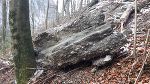 Tonnenschwere Felsen müssen sogar gesprengt werden. © A16/STED Tonnenschwere Felsen müssen sogar gesprengt werden. © A16/STED