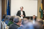 LR Christopher Drexler und LH Thomas Stelzer beim Arbeitsgespräch im Stadtamt Bad Ischl.