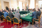 In der Grazer Burg traf sich heute die gesamte Landesregierung mit den Spitzen der Sozialpartner.