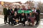 Tourismuslandesrätin Barbara Eibinger-Miedl und Steiermark Tourismus Geschäftsführer Erich Neuhold mit Vertreterinnen und Vertretern der steirischen Tourismusregionen.