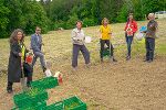 Romana Ull (Vizepräsidentin Naturschutzbund Stmk), Franz Zenz (Leitung Fachabteilung 16),  Ursula Lackner, Christine Podlipnig (Projektkoordiniatorin Naturschutzbund), Monika Lammer (Regionalleitung Straßenerhaltungsdienst), Johannes Gepp (Präsident Naturschutzbund Stmk.) (v.l.)