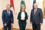 LH-Stv. Lang, BM Gewessler und LH Schützenhöfer (v.l.) nutzten den Arbeitsbesuch, um geplante Projekte zu besprechen. © Fotos: Land Steiermark/Streibl; Nutzung bei Quellenangabe honorarfrei LH-Stv. Lang, BM Gewessler und LH Schützenhöfer (v.l.) nutzten den Arbeitsbesuch, um geplante Projekte zu besprechen. © Fotos: Land Steiermark/Streibl; Nutzung bei Quellenangabe honorarfrei