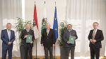 LH-Stv. Anton Lang, der neue Leiter der Politischen Expositur Gröbming Nico Groger, LH Hermann Schützenhöfer, der neue Bezirkshauptmann von Liezen Christian Sulzbacher und Personallandesrat Christopher Drexler (v.l.) bei der Überreichung der Bestellungsdekrete. © Fotos: Foto Fischer; Nutzung bei Quellenangabe honorarfrei LH-Stv. Anton Lang, der neue Leiter der Politischen Expositur Gröbming Nico Groger, LH Hermann Schützenhöfer, der neue Bezirkshauptmann von Liezen Christian Sulzbacher und Personallandesrat Christopher Drexler (v.l.) bei der Überreichung der Bestellungsdekrete. © Fotos: Foto Fischer; Nutzung bei Quellenangabe honorarfrei