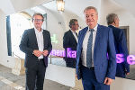 LR Drexler und LH-Stv. Lang (v.l.) haben ein umfassendes Maßnahmenpaket für den Kunst- und Kulturbereich auf Schiene gebracht. © Land Steiermark/Streibl; Nutzung bei Quellenangabe honorarfrei LR Drexler und LH-Stv. Lang (v.l.) haben ein umfassendes Maßnahmenpaket für den Kunst- und Kulturbereich auf Schiene gebracht. © Land Steiermark/Streibl; Nutzung bei Quellenangabe honorarfrei