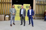 Referatsleiter Reinhard Hinrichs, LH-Stv. Anton Lang und Bgm. Erwin Eggenreich (v.l.). © prtrumler/Pachernegg Referatsleiter Reinhard Hinrichs, LH-Stv. Anton Lang und Bgm. Erwin Eggenreich (v.l.). © prtrumler/Pachernegg