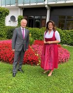 Landesrat Hans Seitinger und Ministerin Michaela Kaniber © Lebensressort / bei Quellenangabe honorarfrei Landesrat Hans Seitinger und Ministerin Michaela Kaniber © Lebensressort / bei Quellenangabe honorarfrei