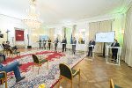 Teilgenommen haben unter anderem Landespolizeidirektor Gerald Ortner, LR Barbara Eibinger-Miedl, LR Juliane Bogner-Strauß, LH-Stv. Anton Lang, LH Hermann Schützenhöfer, Bürgermeister Siegfried Nagl, KAGes-Vorstandsvorsitzender Karlheinz Tscheliessnigg und Landessanitätsdirektorin Ilse Groß (v.l.). Teilgenommen haben unter anderem Landespolizeidirektor Gerald Ortner, LR Barbara Eibinger-Miedl, LR Juliane Bogner-Strauß, LH-Stv. Anton Lang, LH Hermann Schützenhöfer, Bürgermeister Siegfried Nagl, KAGes-Vorstandsvorsitzender Karlheinz Tscheliessnigg und Landessanitätsdirektorin Ilse Groß (v.l.).