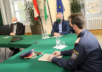 Im Rahmen des Gipfels wurde die Sicherheitslage in der Steiermark thematisiert. © Land Steiermark; bei Quellenangabe honorarfrei Im Rahmen des Gipfels wurde die Sicherheitslage in der Steiermark thematisiert. © Land Steiermark; bei Quellenangabe honorarfrei
