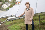 Landesrätin Ursula Lackner setzt auf innovative PV-Anlagen © Land Steiermark / Purgstaller