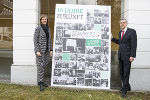 Wirtschafts- und Forschungslandesrätin Barbara Eibinger-Miedl mit JR-Geschäftsführer Wolfgang Pribyl. © JOANNEUM RESEARCH Wirtschafts- und Forschungslandesrätin Barbara Eibinger-Miedl mit JR-Geschäftsführer Wolfgang Pribyl.