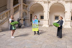 Daniela Staller (Aktion Wildblumen), Naturschutzlandesrätin Ursula Lackner, Christine Podlipnig (Aktion Wildblumen) (v.l.)