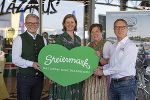 v.l.: Michael Ranzmaier-Hausleitner (Vorsitzender Urlaubsregion Murau-Murtal), Barbara Eibinger-Miedl (Wirtschafts- und Tourismuslandesrätin), Manuela Machner (Geschäftsführerin Tourismus am Spielberg), Erich Wolf (Geschäftsführer Red Bull Ring). © Anita Fössl v.l.: Michael Ranzmaier-Hausleitner (Vorsitzender Urlaubsregion Murau-Murtal), Barbara Eibinger-Miedl (Wirtschafts- und Tourismuslandesrätin), Manuela Machner (Geschäftsführerin Tourismus am Spielberg), Erich Wolf (Geschäftsführer Red Bull Ring).