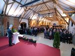 Zahlreiche Ehrengäste und Delegierte sowie freiwillige Mitarbeiterinnen und Mitarbeiter nahmen an der Generalversammlung in der Seifenfabrik teil. © Rotes Kreuz Steiermark; bei Quellenangabe honorarfrei Zahlreiche Ehrengäste und Delegierte sowie freiwillige Mitarbeiterinnen und Mitarbeiter nahmen an der Generalversammlung in der Seifenfabrik teil.