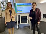 Referatsleiterin Julia Karimi-Auer (l.) und Landesrätin Ursula Lackner (r.) stellten den neu aufgestellten Umweltlandesfonds 2022 vor. © Land Steiermark/Purgstaller; Nutzung bei Quellenangabe honorarfrei Referatsleiterin Julia Karimi-Auer (l.) und Landesrätin Ursula Lackner (r.) stellten den neu aufgestellten Umweltlandesfonds 2022 vor.
