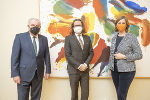 Landeshauptmann Hermann Schützenhöfer empfing mit Wissenschaftslandesrätin Barbara Eibinger-Miedl den neuen Bildungsminister Martin Polaschek in der Grazer Burg. Landeshauptmann Hermann Schützenhöfer empfing mit Wissenschaftslandesrätin Barbara Eibinger-Miedl den neuen Bildungsminister Martin Polaschek in der Grazer Burg.