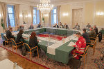 Sitzung des Landeskoordinationsauschusses im Weißen Saal der Grazer Burg. © Bilder: Land Steiermark/Robert Binder; Verwendung bei Quellenangabe honorarfrei Sitzung des Landeskoordinationsauschusses im Weißen Saal der Grazer Burg.