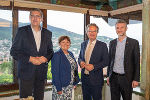 Samir Avdic (Sport- und Kulturminister des Kanton Sarajevo), LT-Präs. Khom, LR Drexler, Edin Forto (Premierminister des Kanton Sarajevo) © Fotos: Land Steiermark; bei Quellenangabe honorarfrei Samir Avdic (Sport- und Kulturminister des Kanton Sarajevo), LT-Präs. Khom, LR Drexler, Edin Forto (Premierminister des Kanton Sarajevo)
