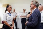 Besuch von LH Christopher Drexler bei den Einsatzstäben am Fliegerhorst Hinterstoisser. © Land Steiermark; Verwendung bei Quellenangabe honorarfrei Besuch von LH Christopher Drexler bei den Einsatzstäben am Fliegerhorst Hinterstoisser.