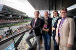 LH Drexler, BM Karner, LR Eibinger-Miedl, BM Polaschek beim Grand Prix von Österreich am Red-Bull-Ring