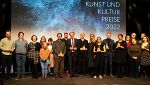 Landeshauptmann Christopher Drexler mit den Preisträgerinnen und Preisträgern der Landeskunst- und -kulturpreise 2022. ©      