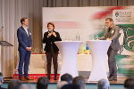 Landesrätin Ursula Lackner bei der Klimaschutz-Gemeindekonferenz in Frohnleiten. © Land Steiermark/Martin Meieregger; Verwendung bei Quellenangabe honorarfrei