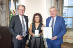 LH Christopher Drexler, Andrea Egger-Dörres, LH-Stv. Anton Lang (v.l.) © Fischer/ Land Steiermark LH Christopher Drexler, Andrea Egger-Dörres, LH-Stv. Anton Lang (v.l.)