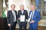 LH Christopher Drexler, Dietmar Pilz, LH-Stv. Anton Lang (v.l.). © Fischer/ Land Steiermark LH Christopher Drexler, Dietmar Pilz, LH-Stv. Anton Lang (v.l.).