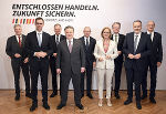Die Landeshauptleute bei ihrer Konferenz im Wiener Rathaus.
