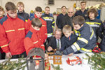 Weihnachtsbesuch: LH Christopher Drexler mit der Feuerwehrjugend der Freiwilligen Feuerwehr Graz bei der Weitergabe des Friedenslichts. © Bilder: Land Steiermark/FotoFischer; Verwendung bei Quellenangabe honorarfrei